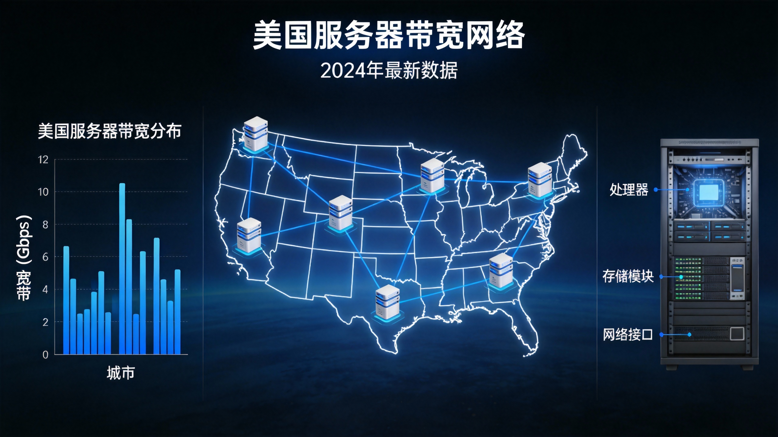 美国服务器带宽网络