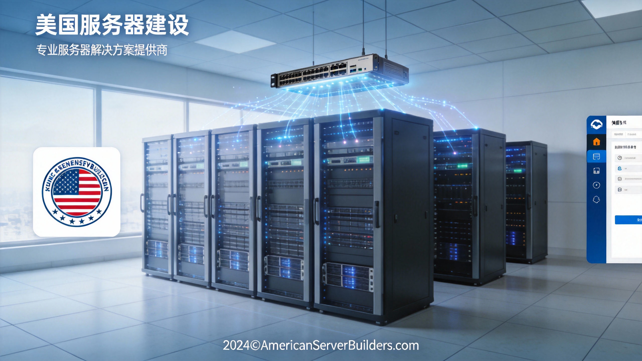 美国服务器建设企业网站