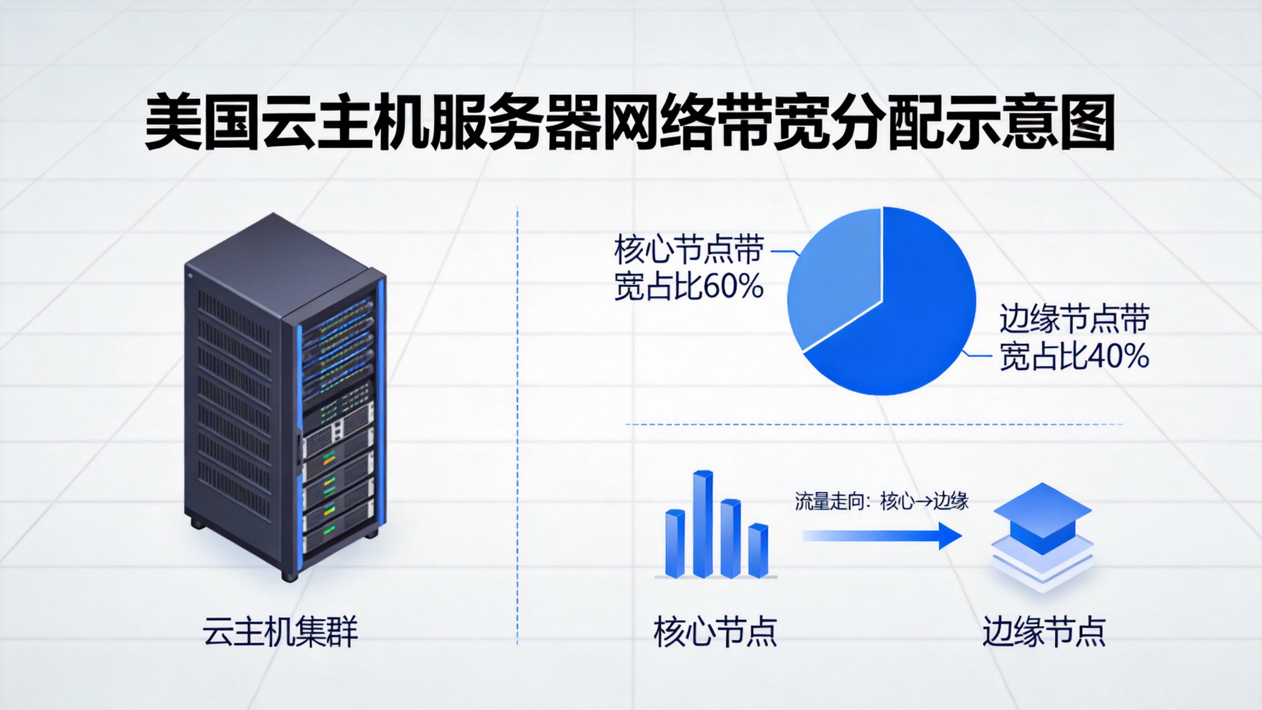 美国云主机服务器网络带宽分配