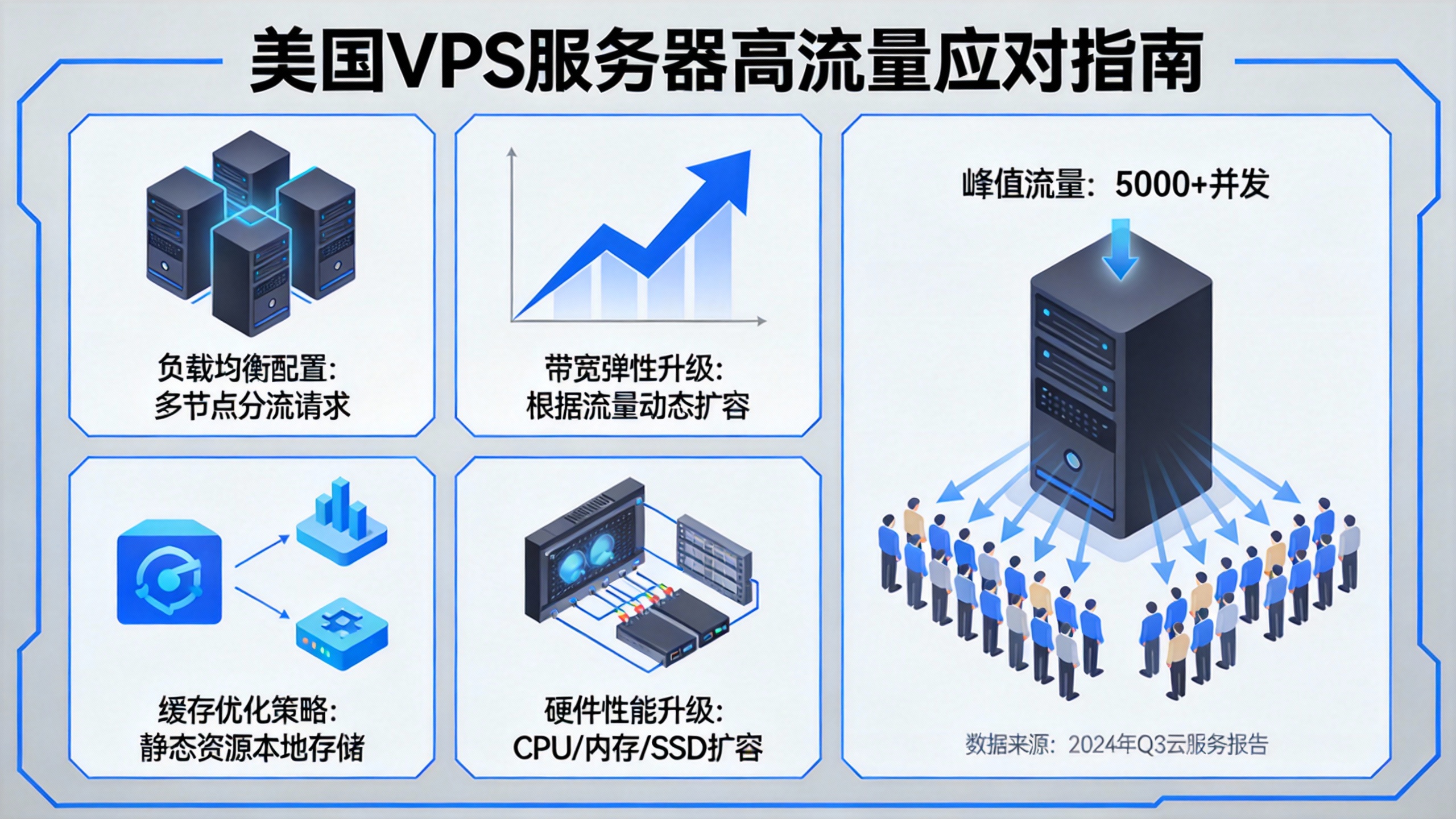 美国VPS服务器如何应对高流量