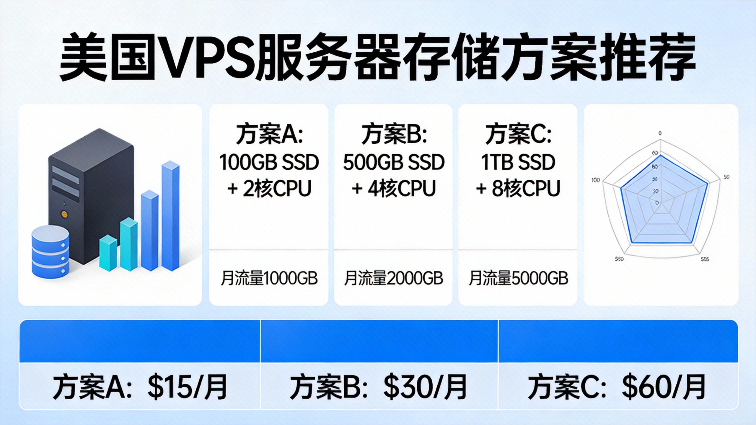 美国VPS服务器存储方案推荐