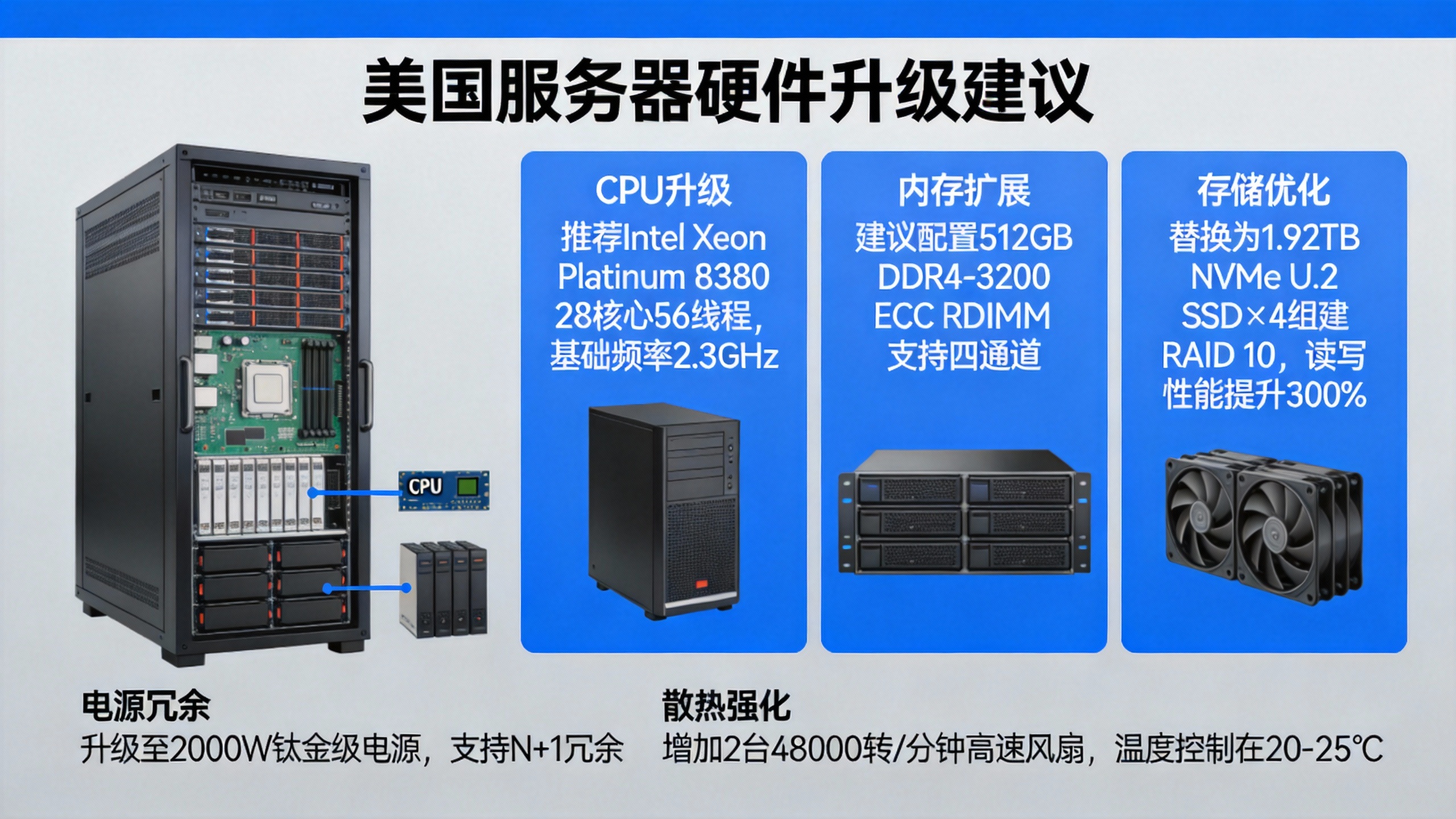 美国服务器硬件升级建议 第2张 美国服务器硬件升级建议 第2张