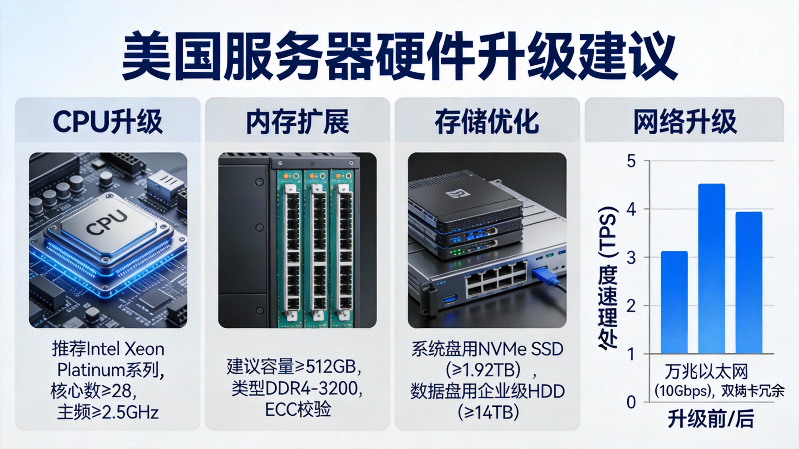 美国服务器硬件升级建议 第3张 美国服务器硬件升级建议 第3张